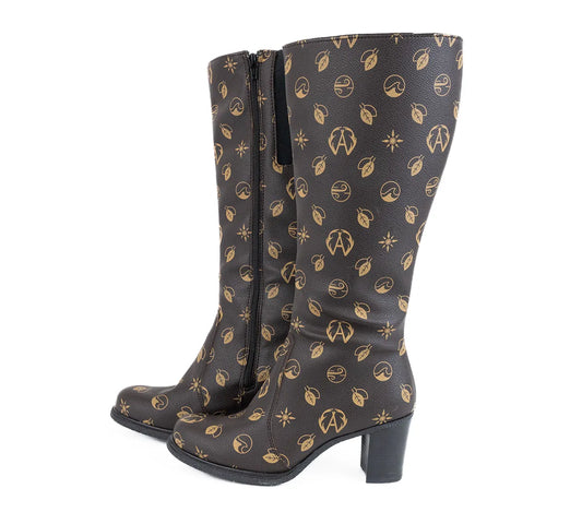 Bottes à talon haut style Brisia terra