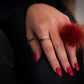 Bague Raton rouge