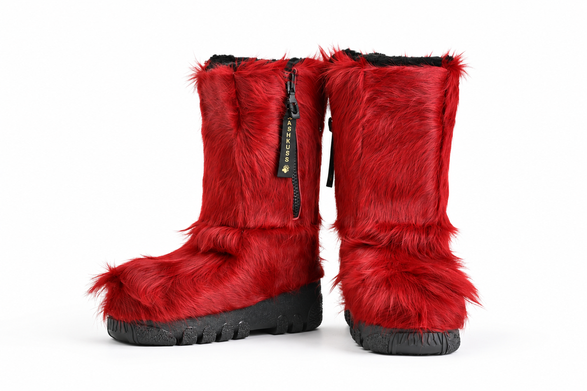 MASHKUSS ROUGE – Une couleur de feu. Un caractère de glace.