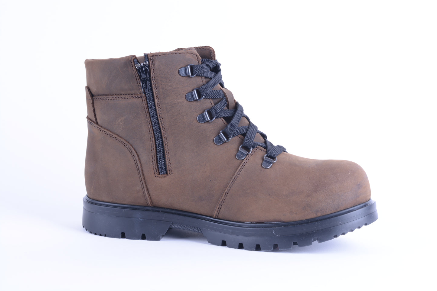Menutan - Bottes à crampon pour homme en cuir nubuck