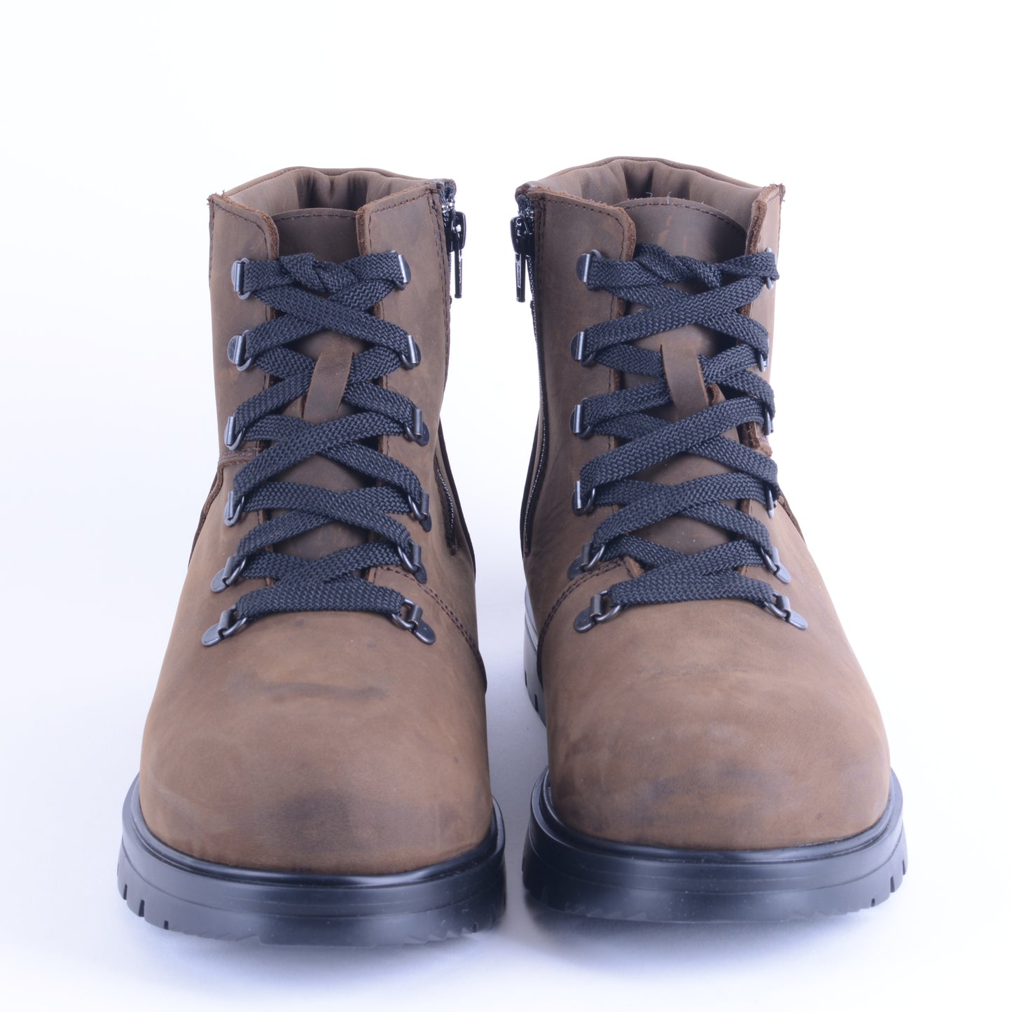 Menutan - Bottes à crampon pour homme en cuir nubuck