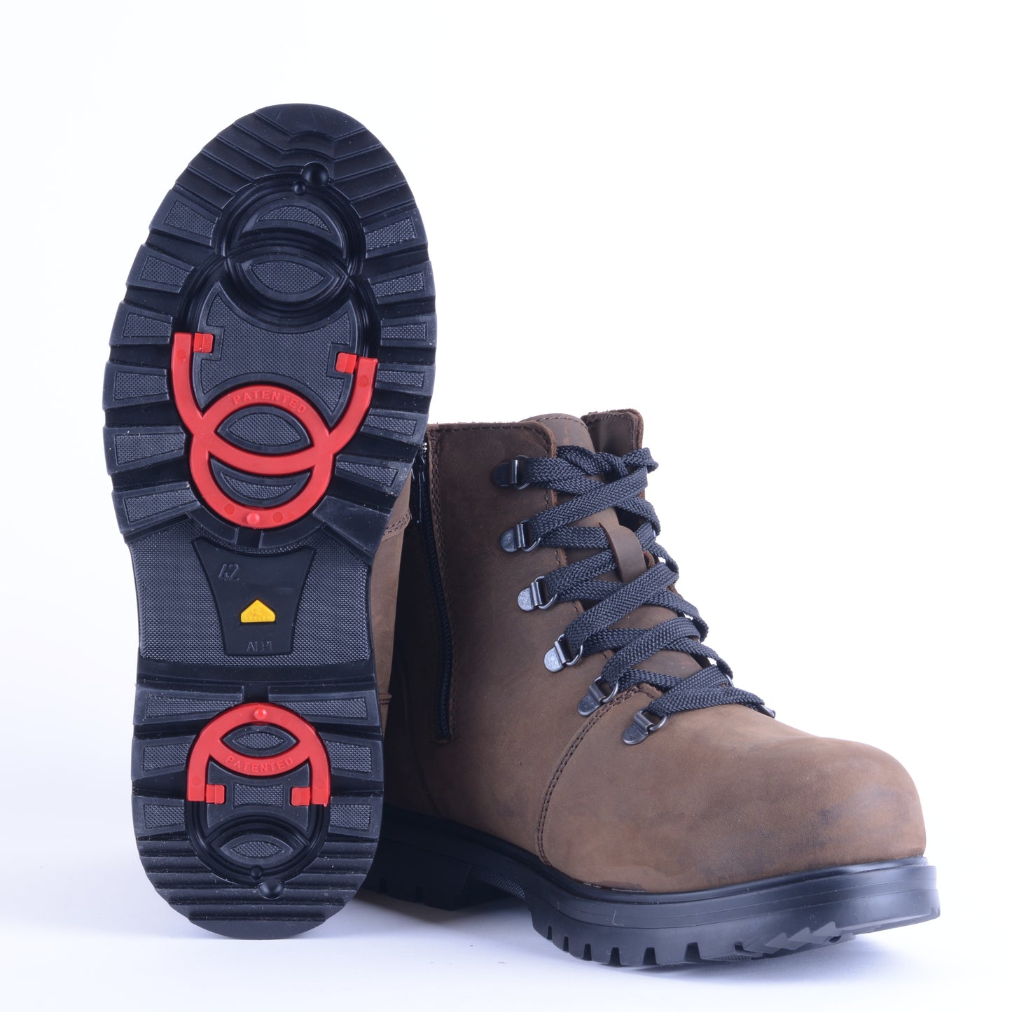 Menutan - Bottes à crampon pour homme en cuir nubuck