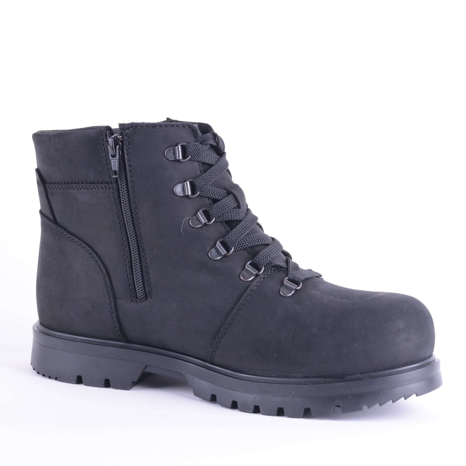 Menutan - Bottes à crampon pour homme en cuir nubuck