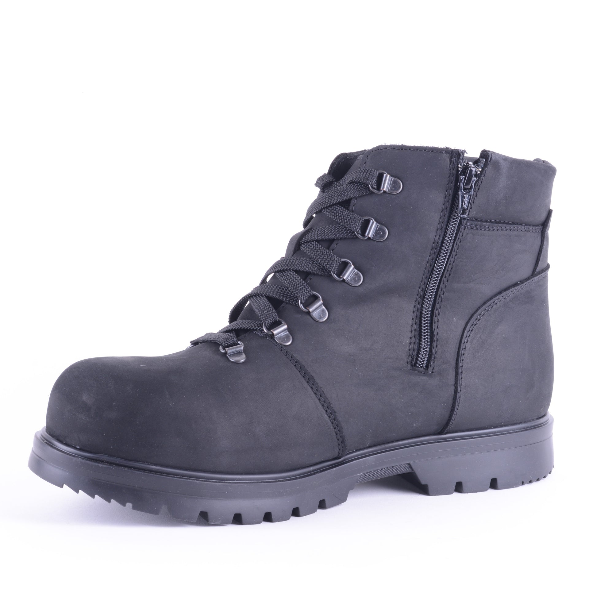Menutan - Bottes à crampon pour homme en cuir nubuck