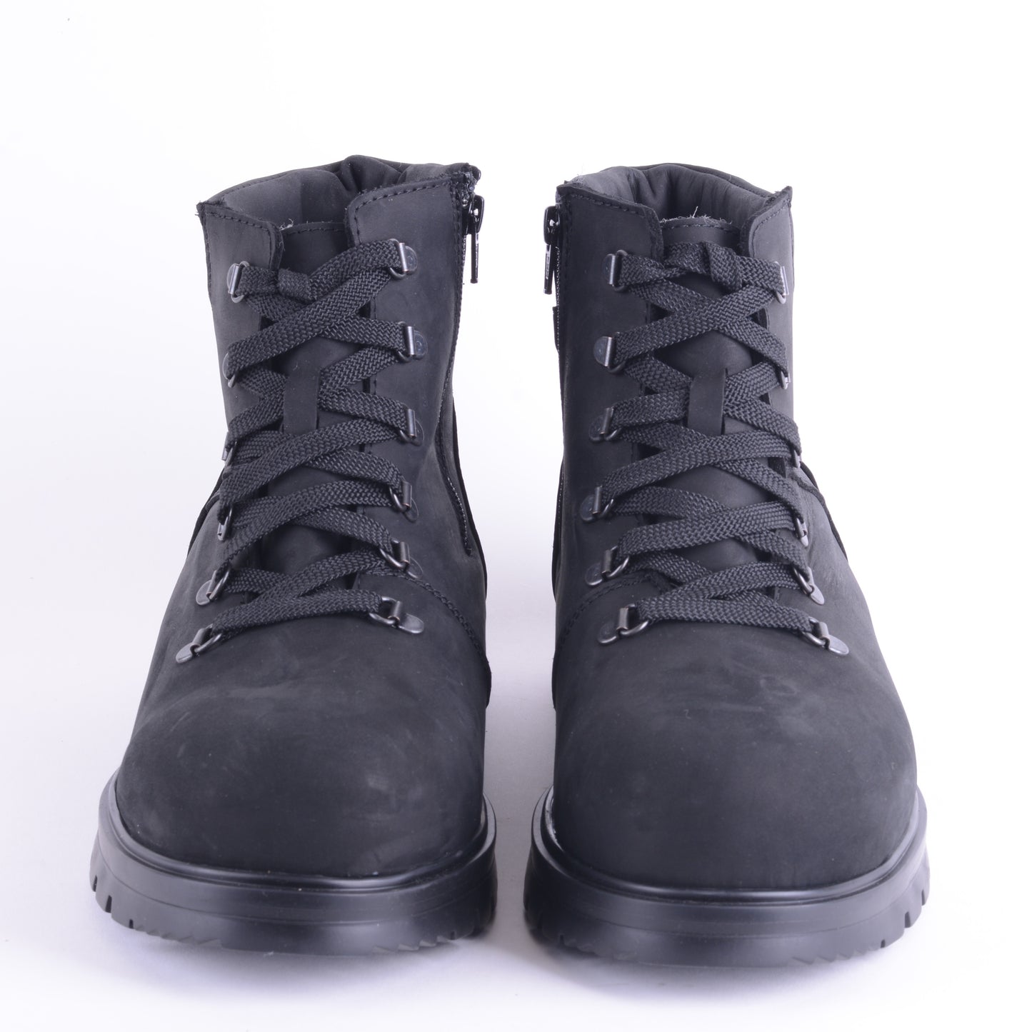 Menutan - Bottes à crampon pour homme en cuir nubuck