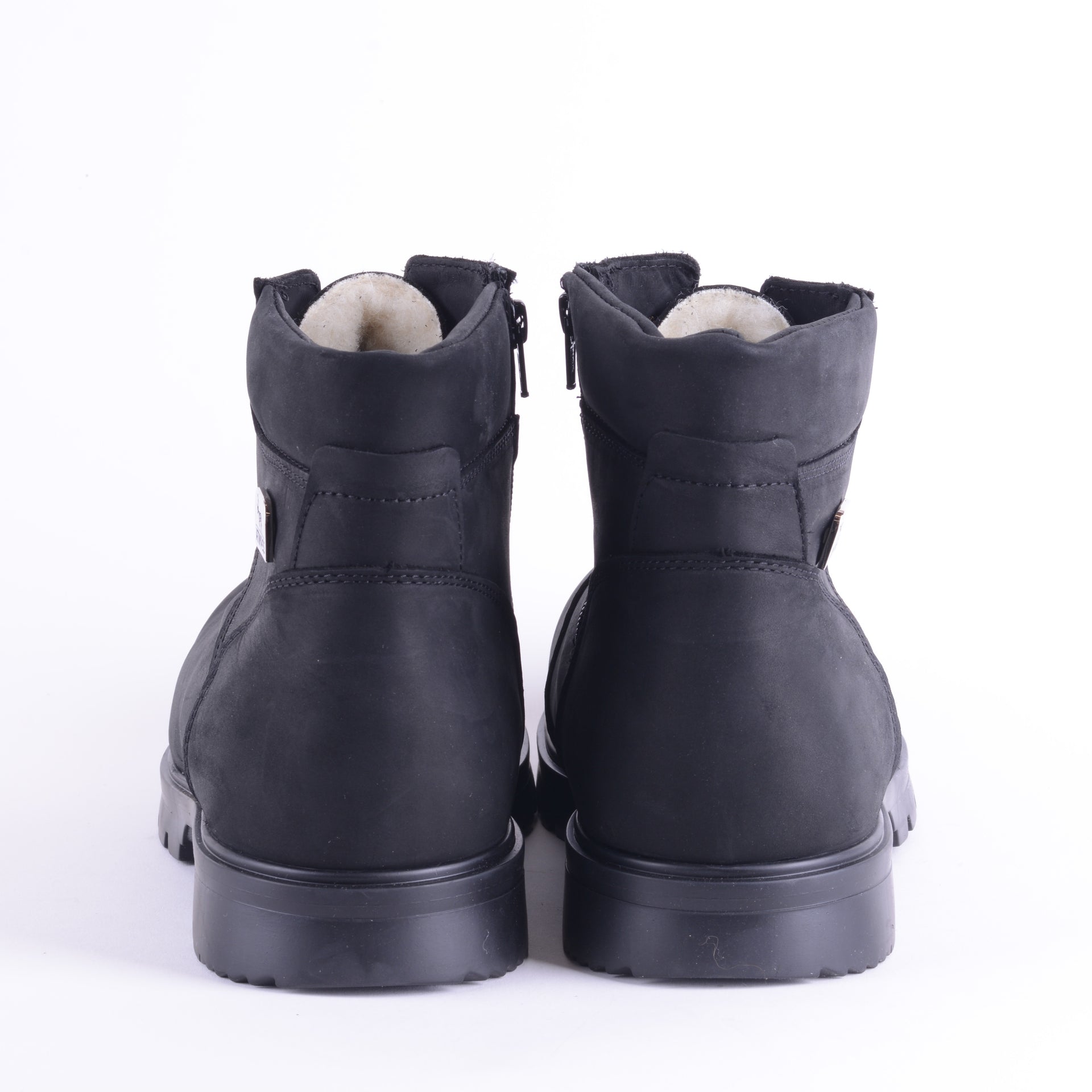 Menutan - Bottes à crampon pour homme en cuir nubuck