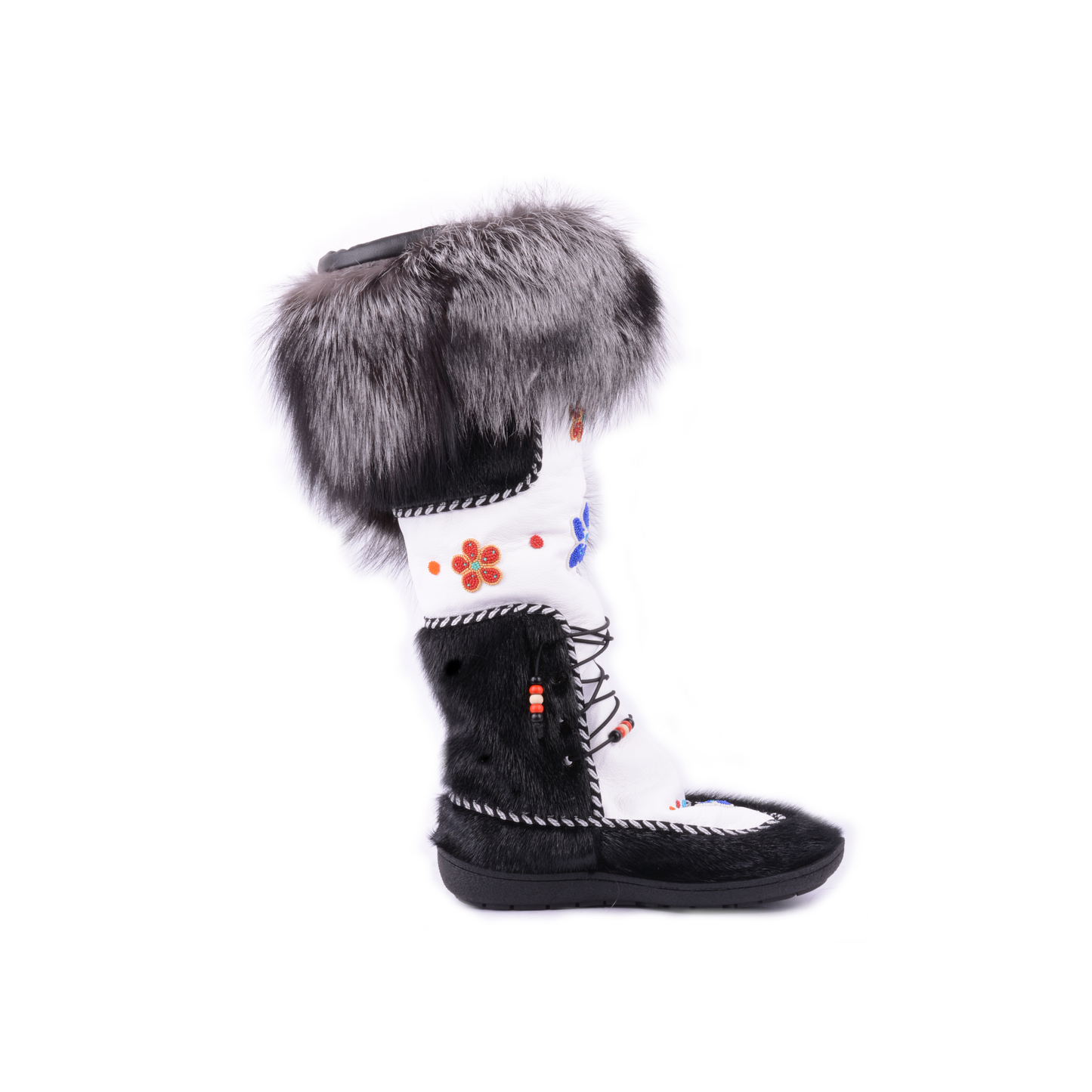 Inukjuak blanc cueilleuse bleu