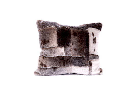 Coussin art déco en loup marin